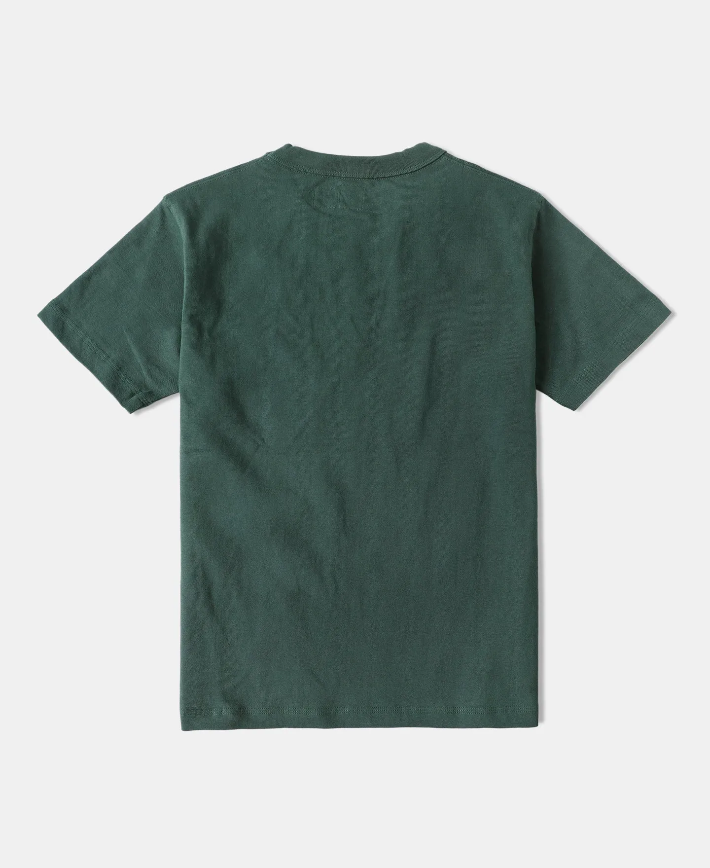 1930s Slanted Pocket Tubular T-Shirt - Green