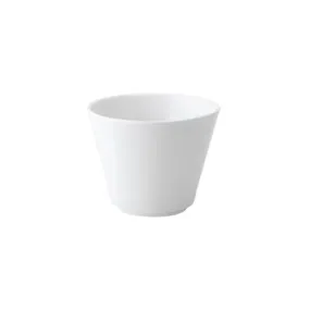 Anton Black 8 Oz Straight Sided Flared Bowl, White  6 /Case