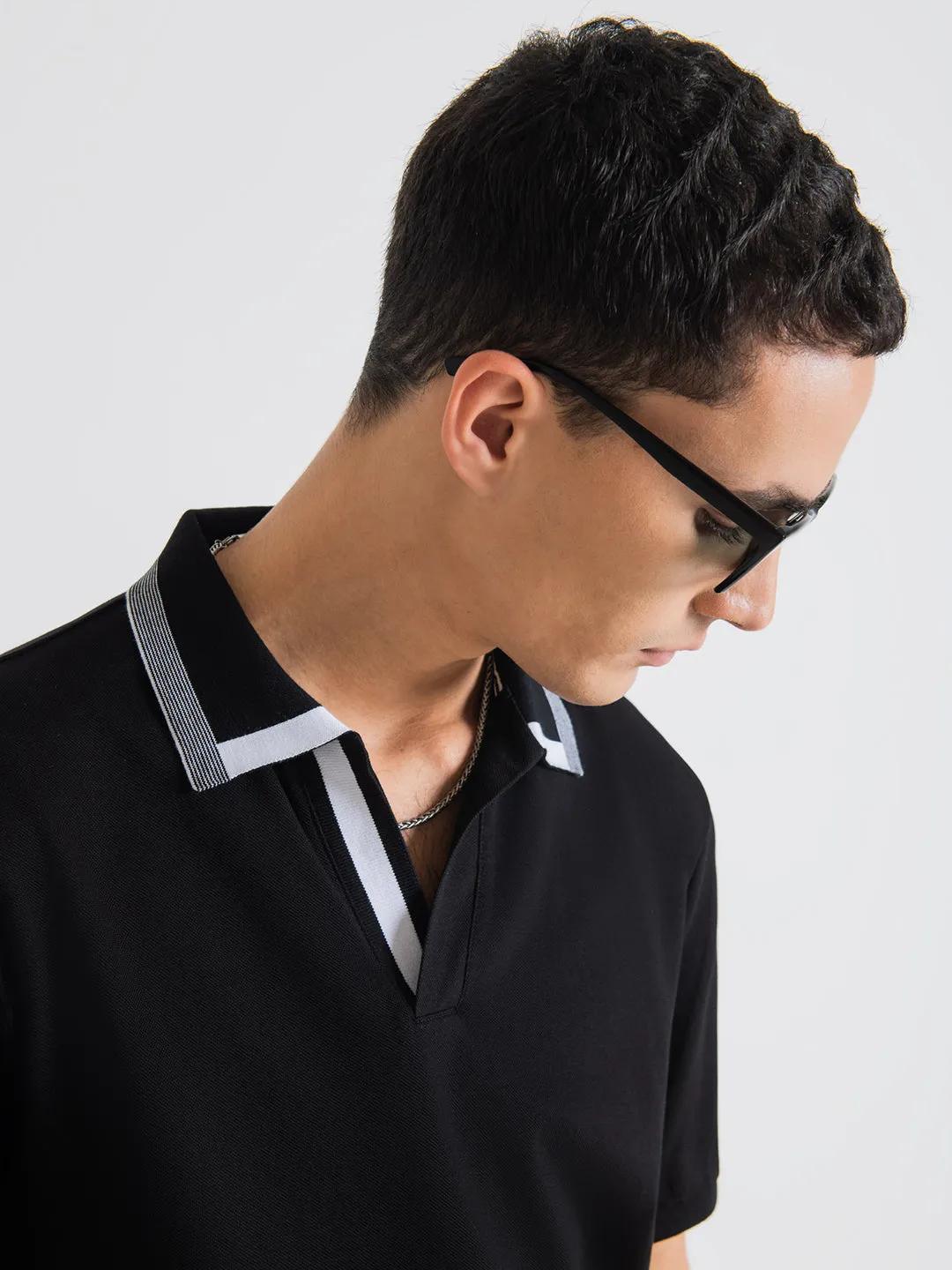 Antony Morato Black Regular Fit Polo T-Shirt