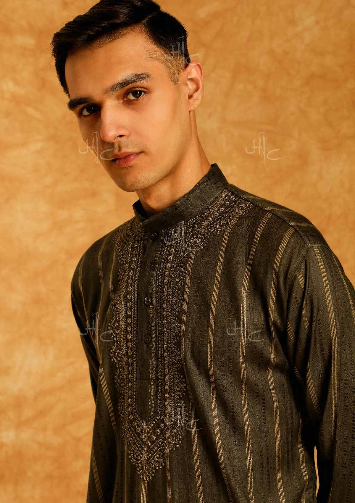 Asad Embroidered Rayon Straight Men's Kurta