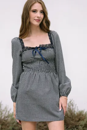 Ashley Gingham Mini Dress