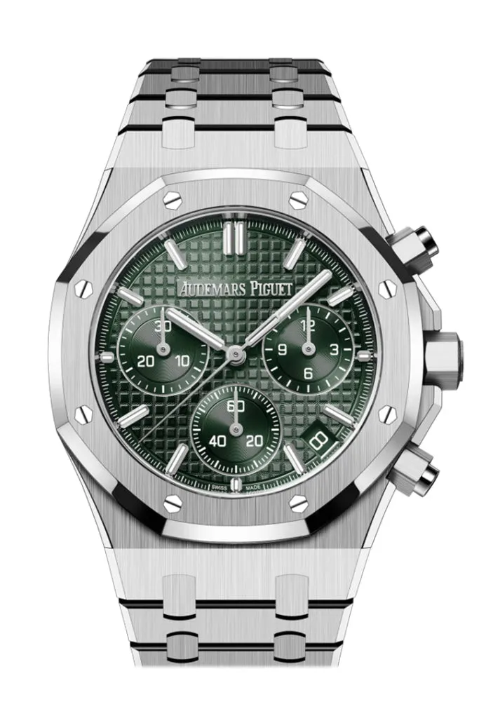 Audemars Piguet Royal Oak 41 Khaki Green Dial 50th Anniversary Stainless Steel 26240ST.OO.1320ST.04 DCM