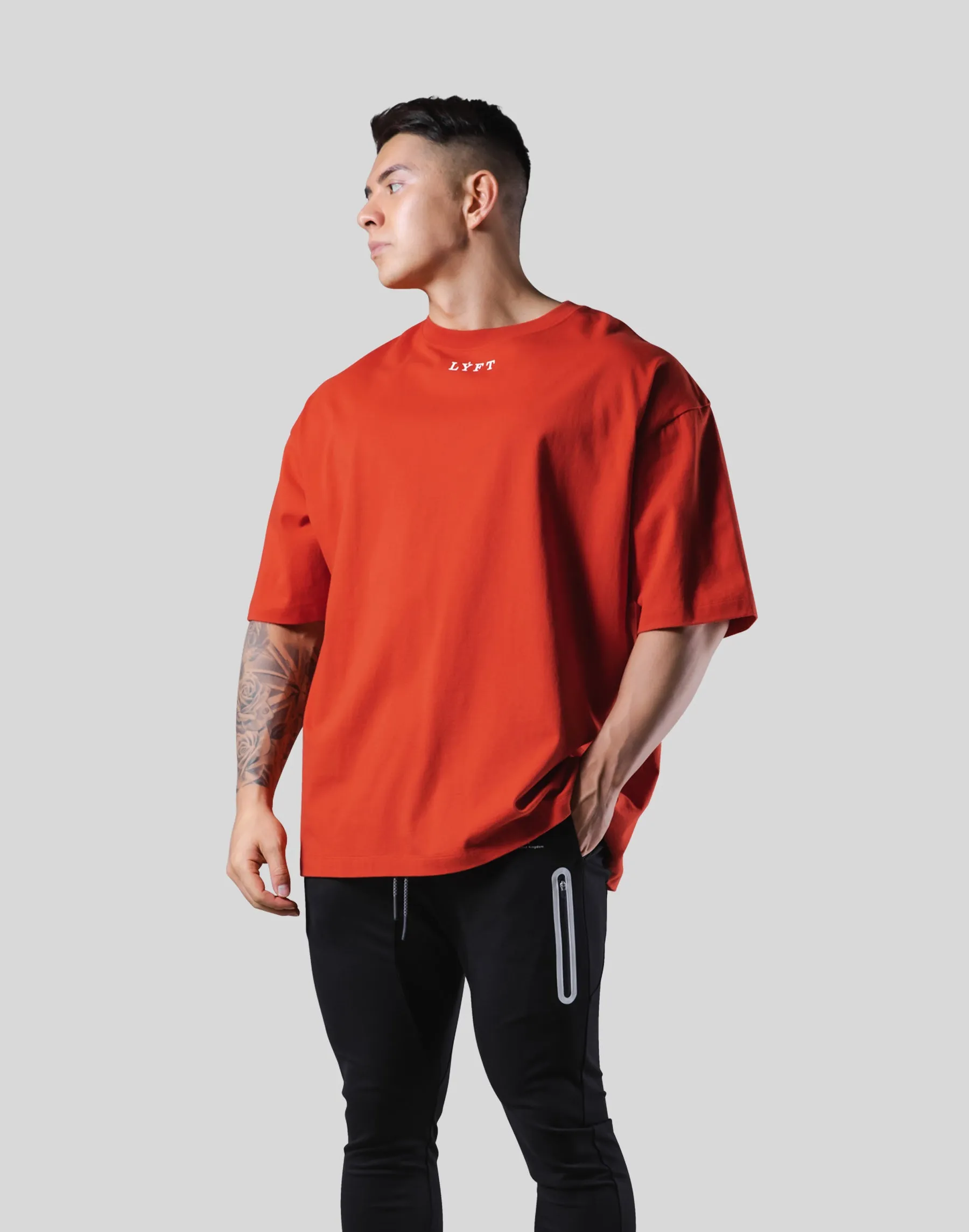 Back Arch Flag Big T-Shirt - Orange