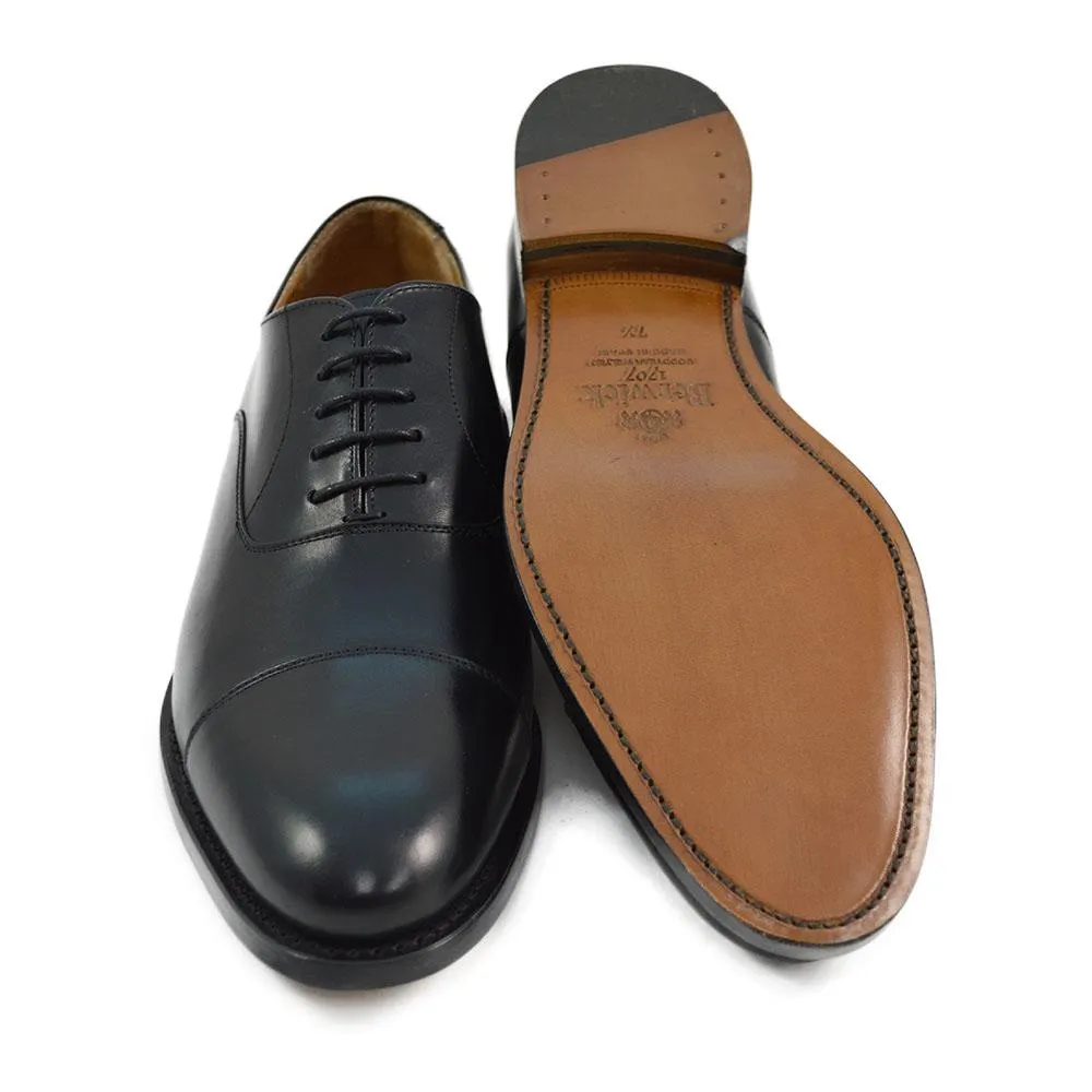 Berwick 1707 Oxford (3010) - Black Boxcalf