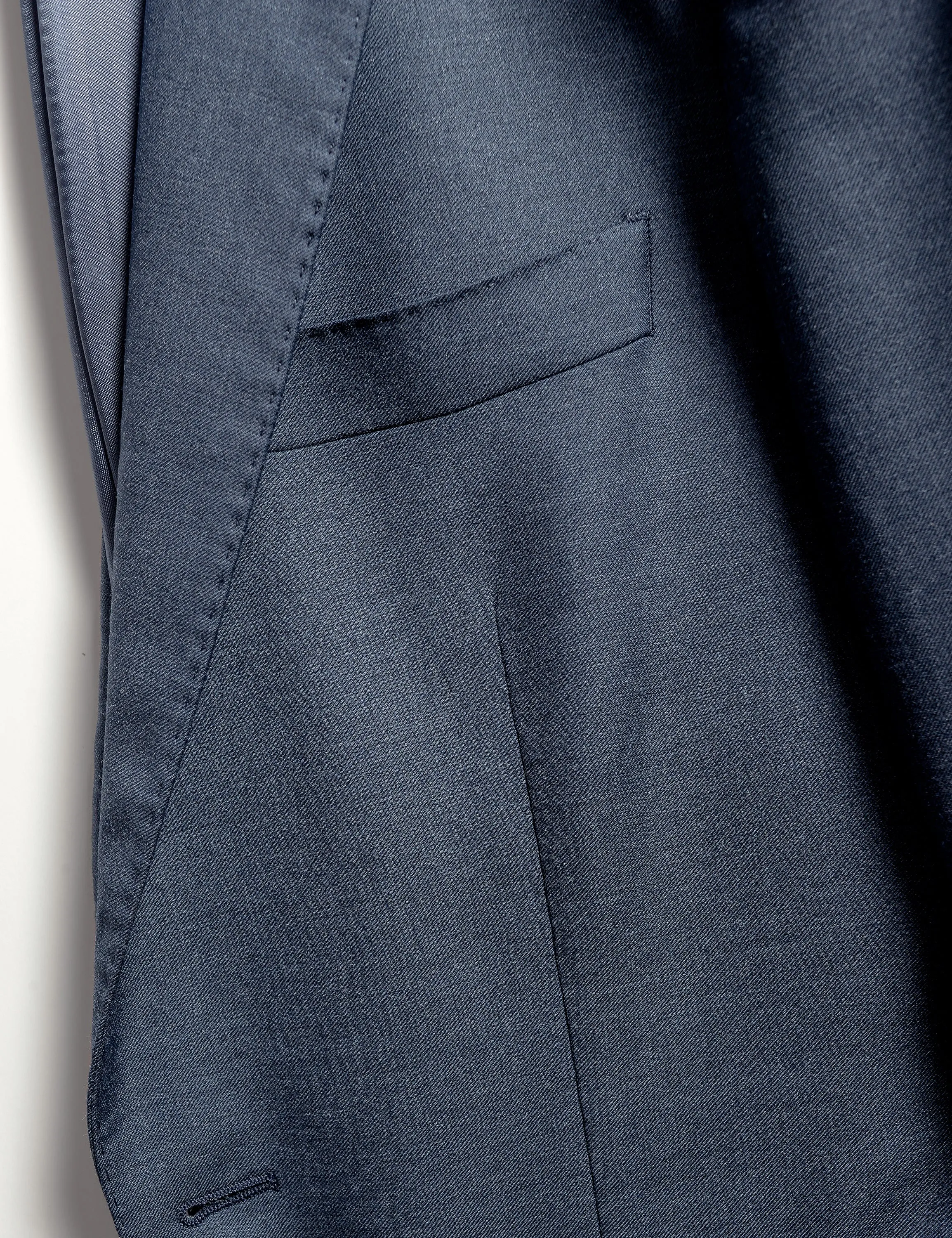 BKT50 Tailored Jacket in Super 130s Heather Twill - Cool Blue