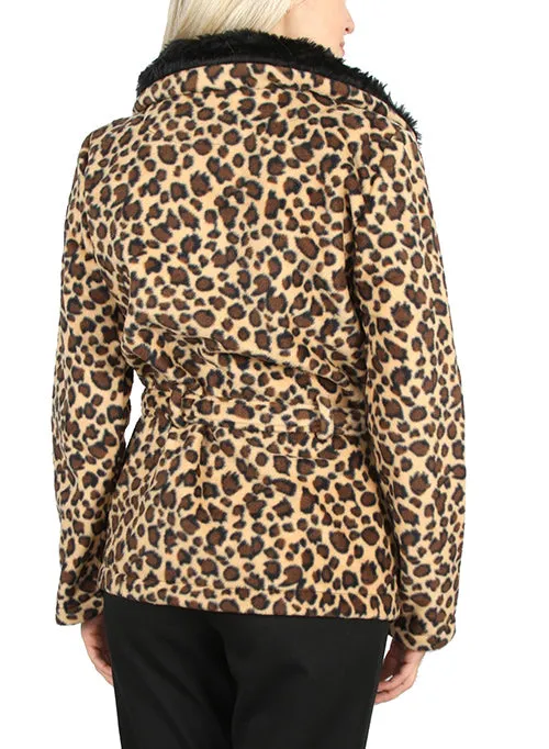 BLACK CHEETAH COAT