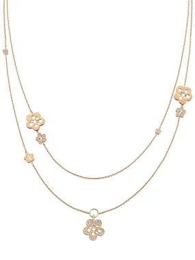 Blossom Classic Long Rose Gold Necklace