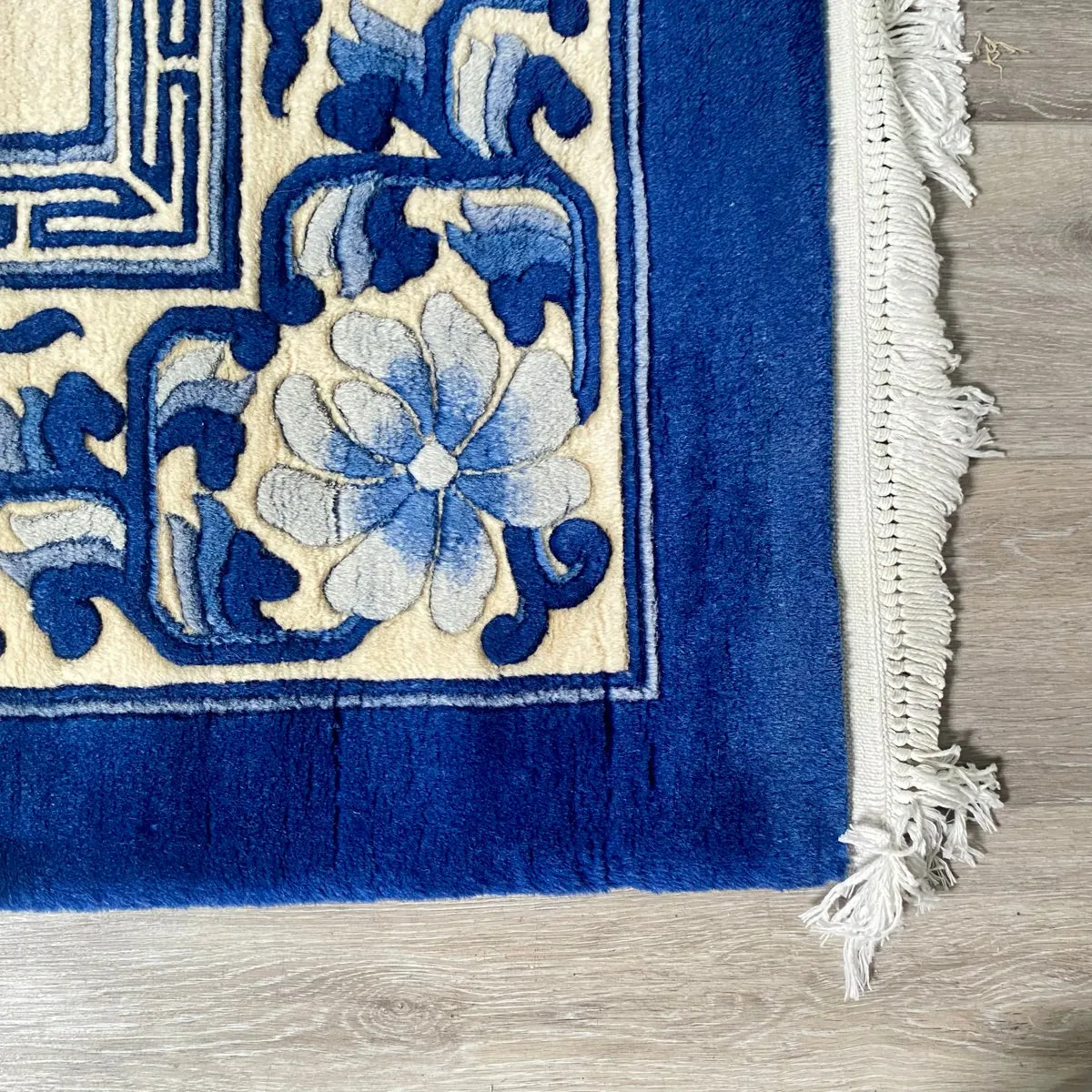 Blue & Ivory Area Rug