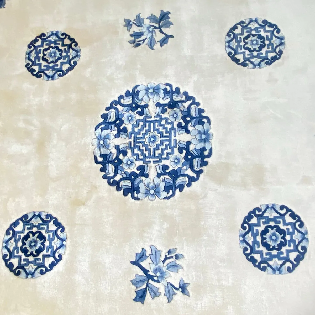 Blue & Ivory Area Rug