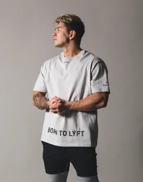 BORN TO LÝFT Big T-Shirt - Grey