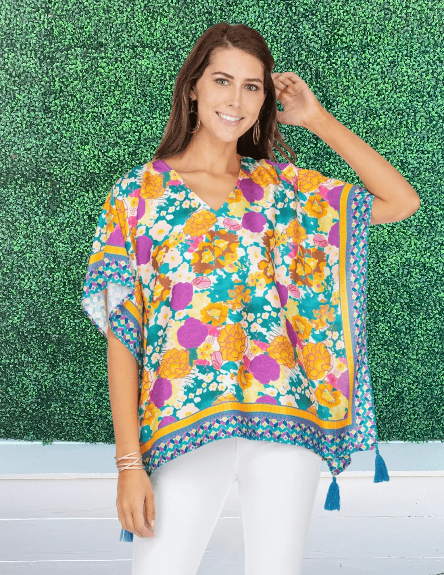 Caftan Tassel Top