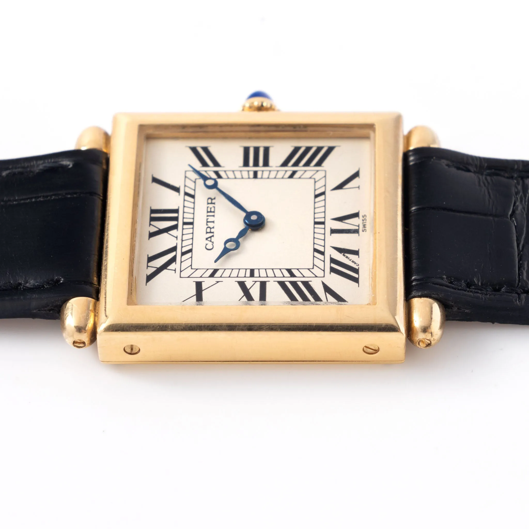 Cartier Tank Obus 18kt Yellow Gold Ref 1630