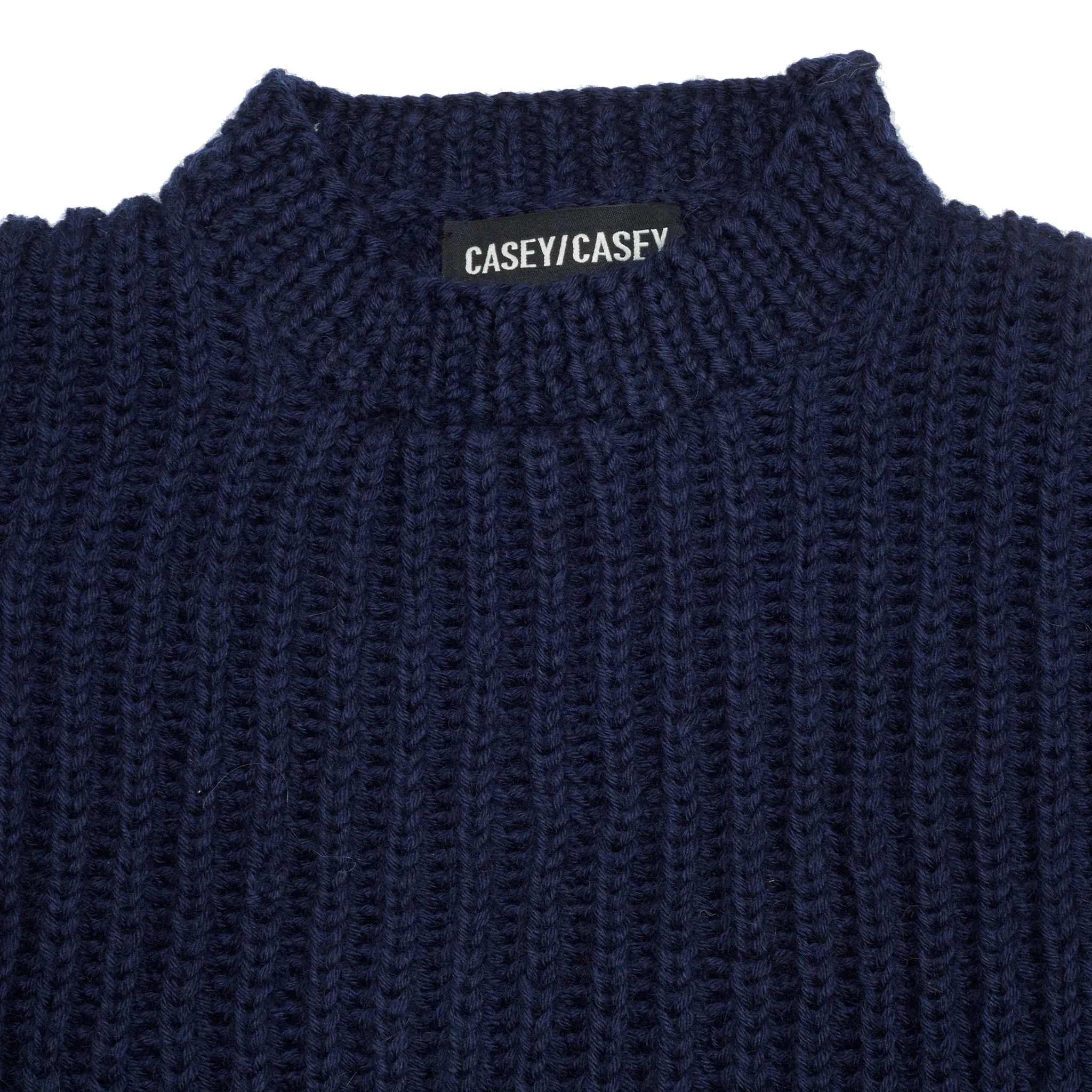 Casey Casey Heavy Rib Jumper in Navy