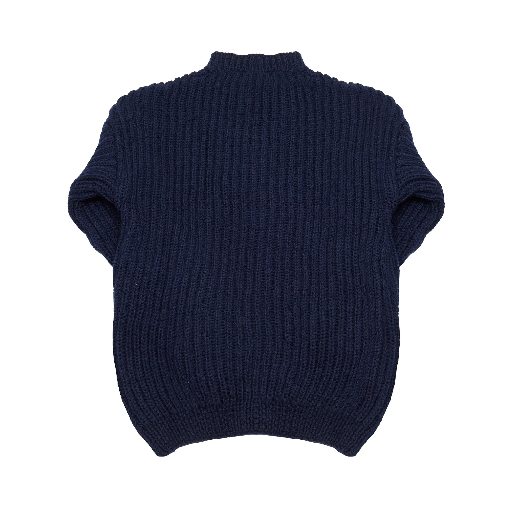 Casey Casey Heavy Rib Jumper in Navy