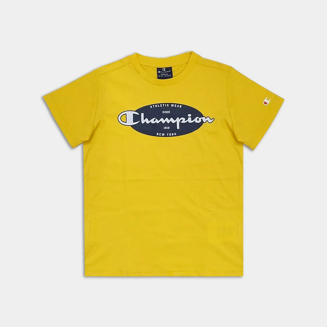 CH - Kids 'Yellow' Printed Cotton T-Shirt CH141