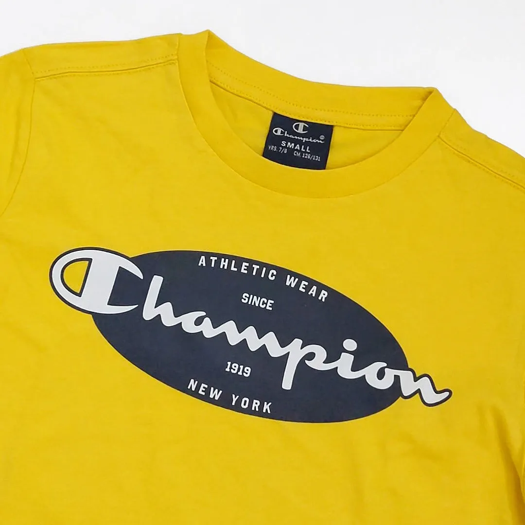 CH - Kids 'Yellow' Printed Cotton T-Shirt CH141