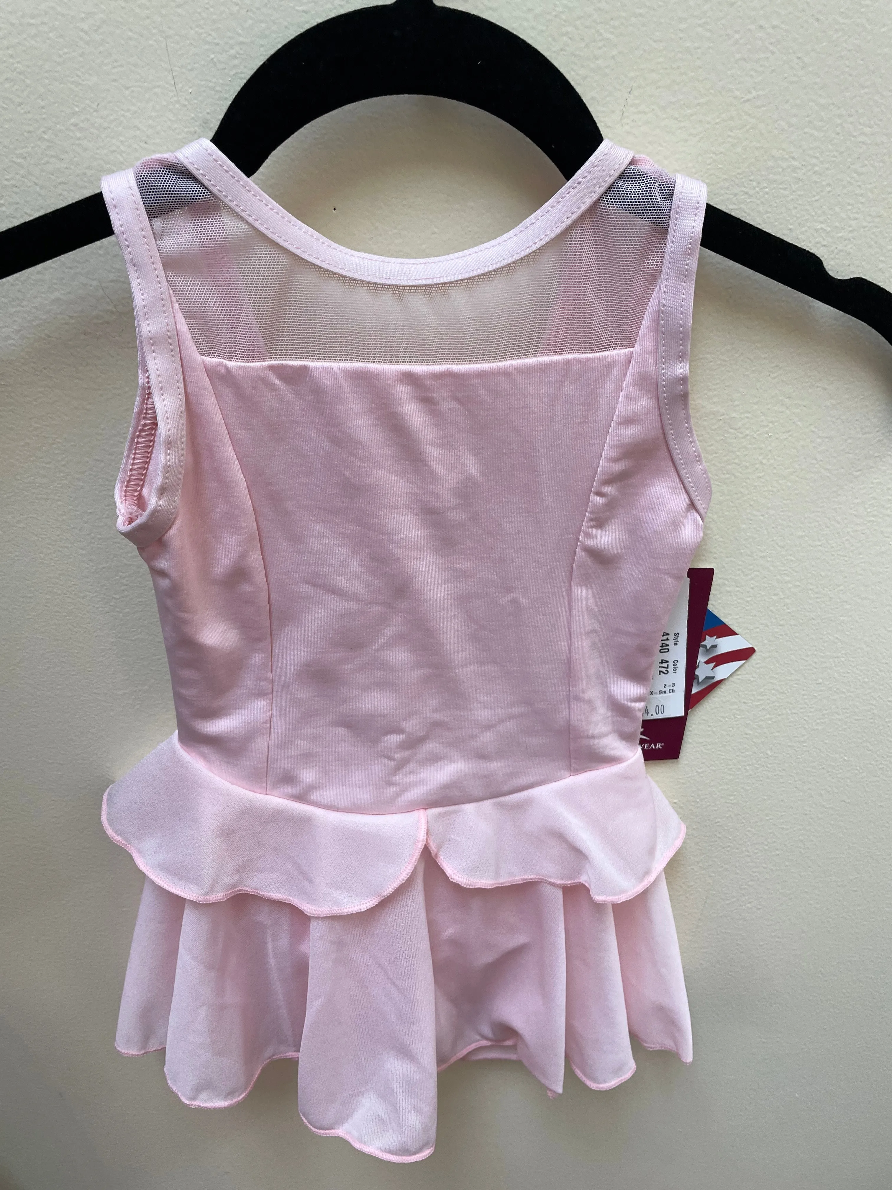 Child Mesh Yoke Tank Dress (MOT4140)