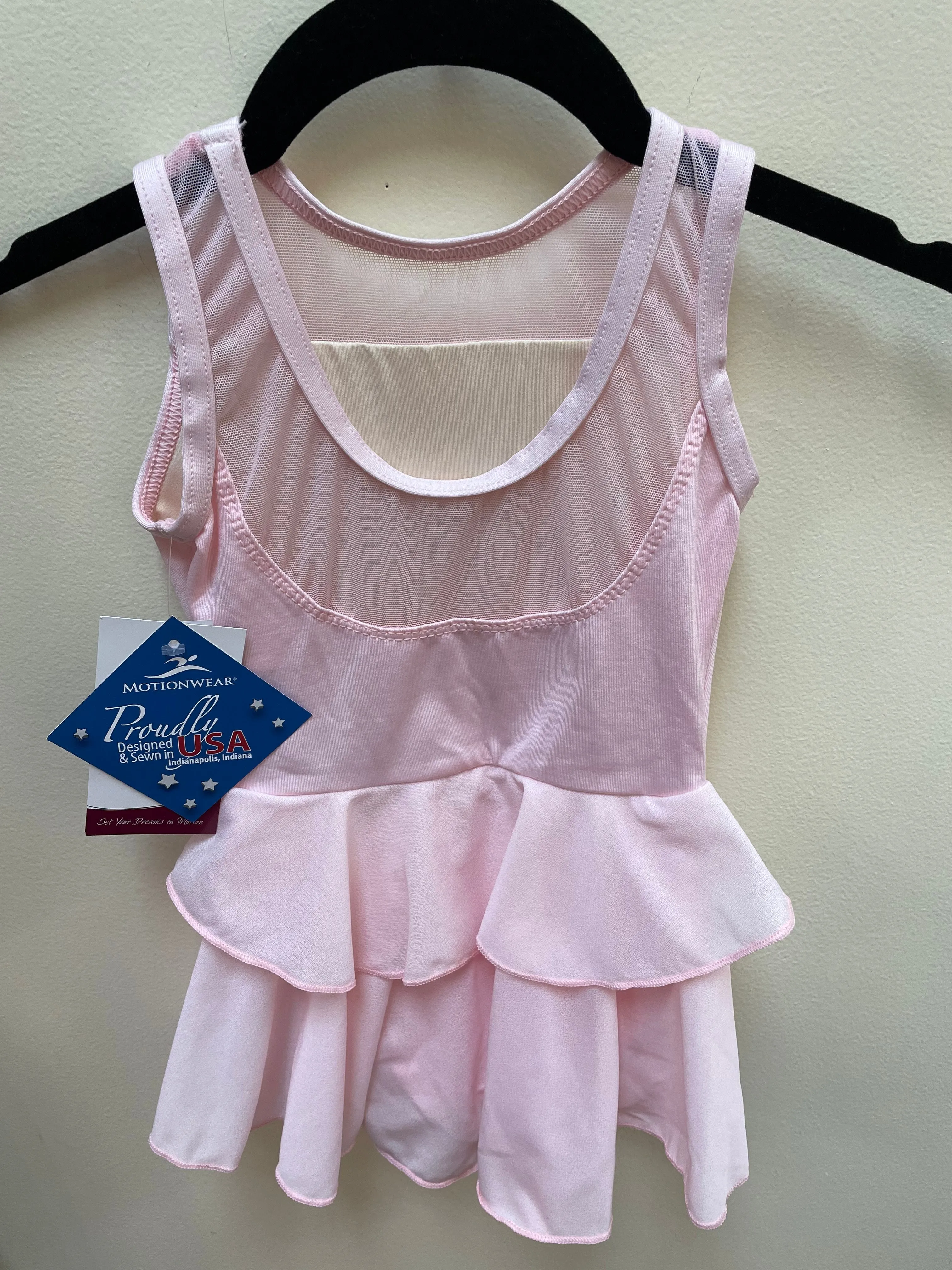 Child Mesh Yoke Tank Dress (MOT4140)