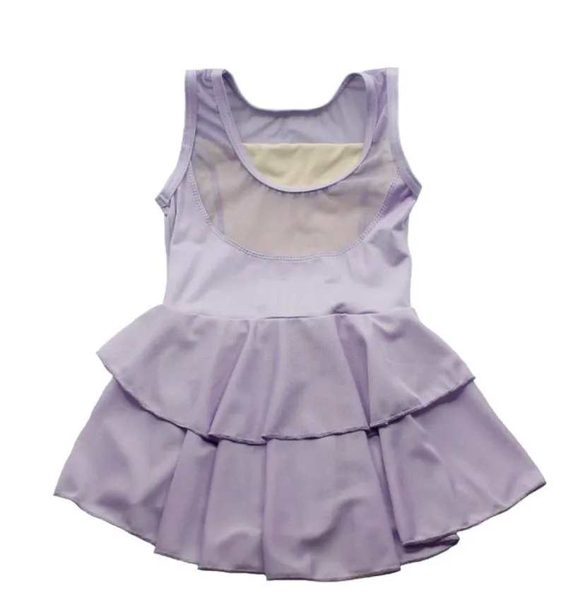 Child Mesh Yoke Tank Dress (MOT4140)