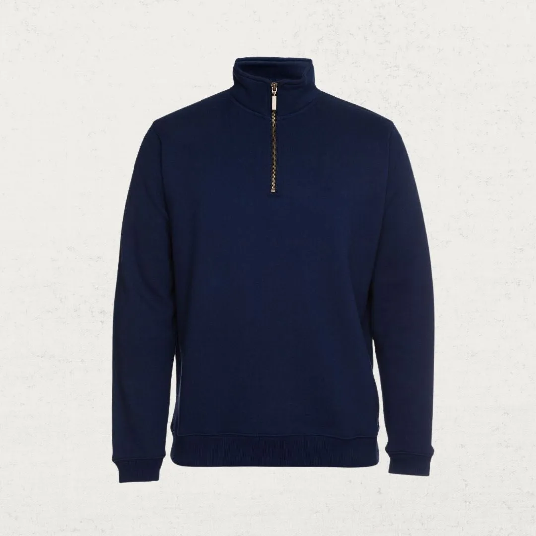 Colours of Cotton Brass 1/2 Zip Sweat