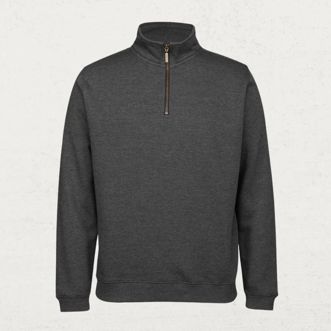 Colours of Cotton Brass 1/2 Zip Sweat