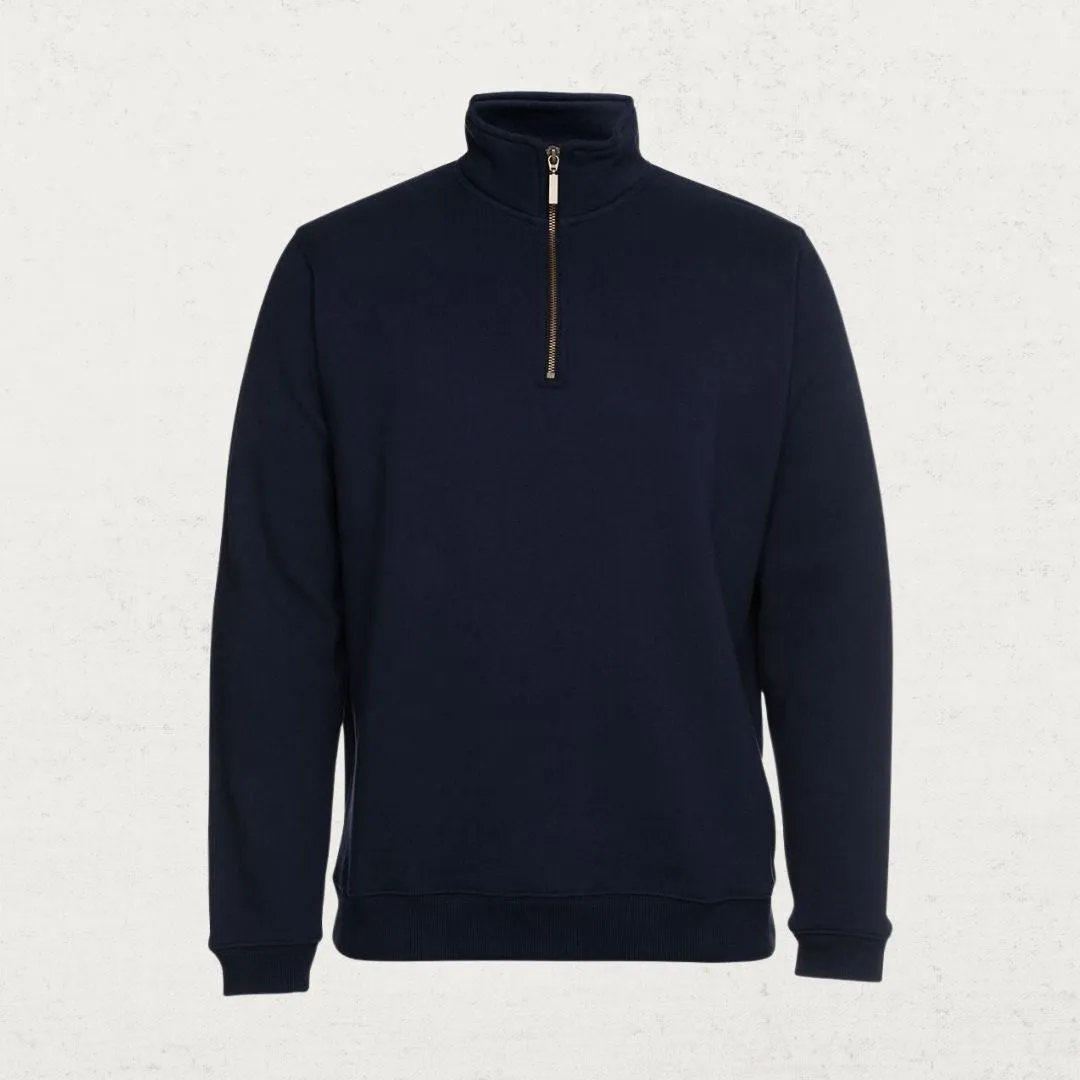 Colours of Cotton Brass 1/2 Zip Sweat