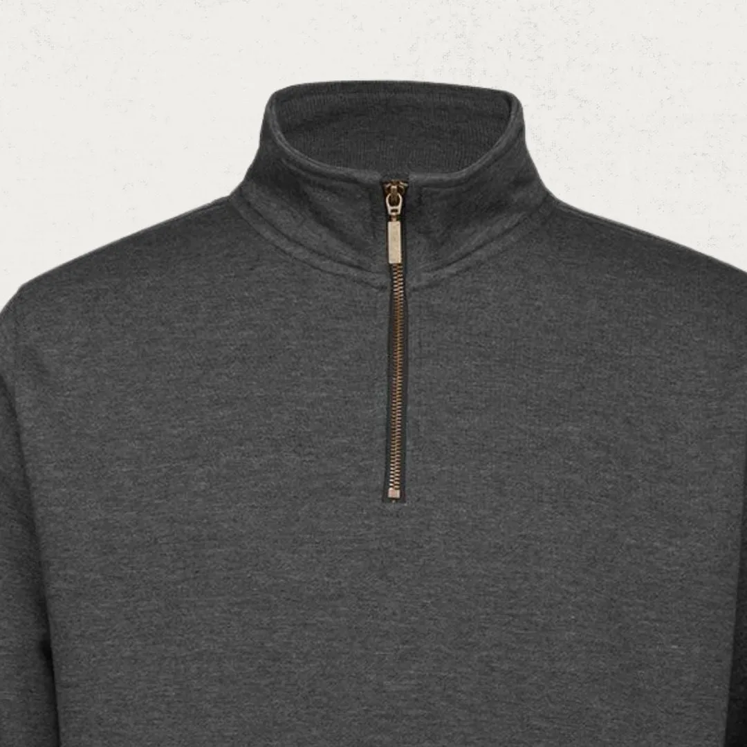 Colours of Cotton Brass 1/2 Zip Sweat