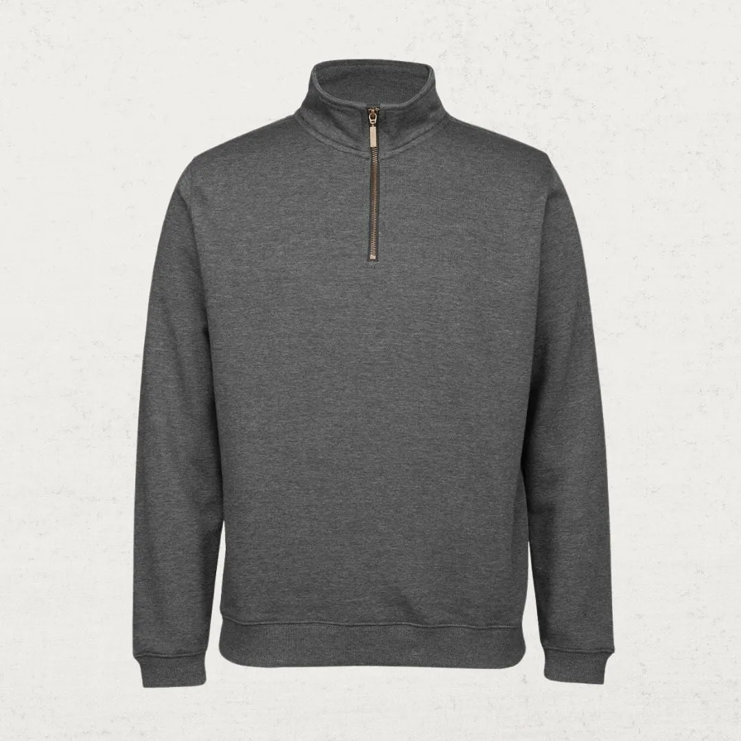 Colours of Cotton Brass 1/2 Zip Sweat