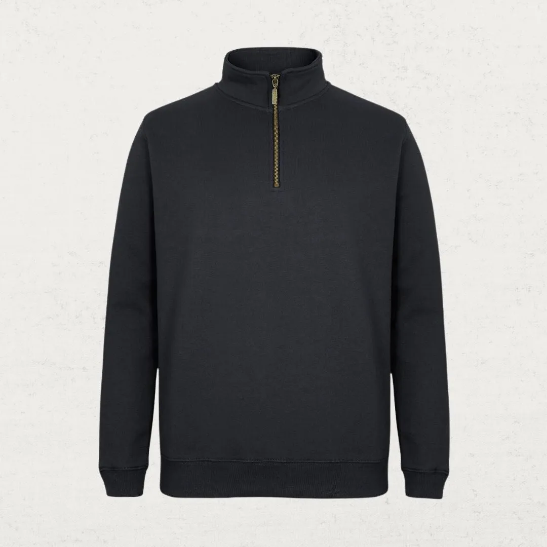 Colours of Cotton Brass 1/2 Zip Sweat