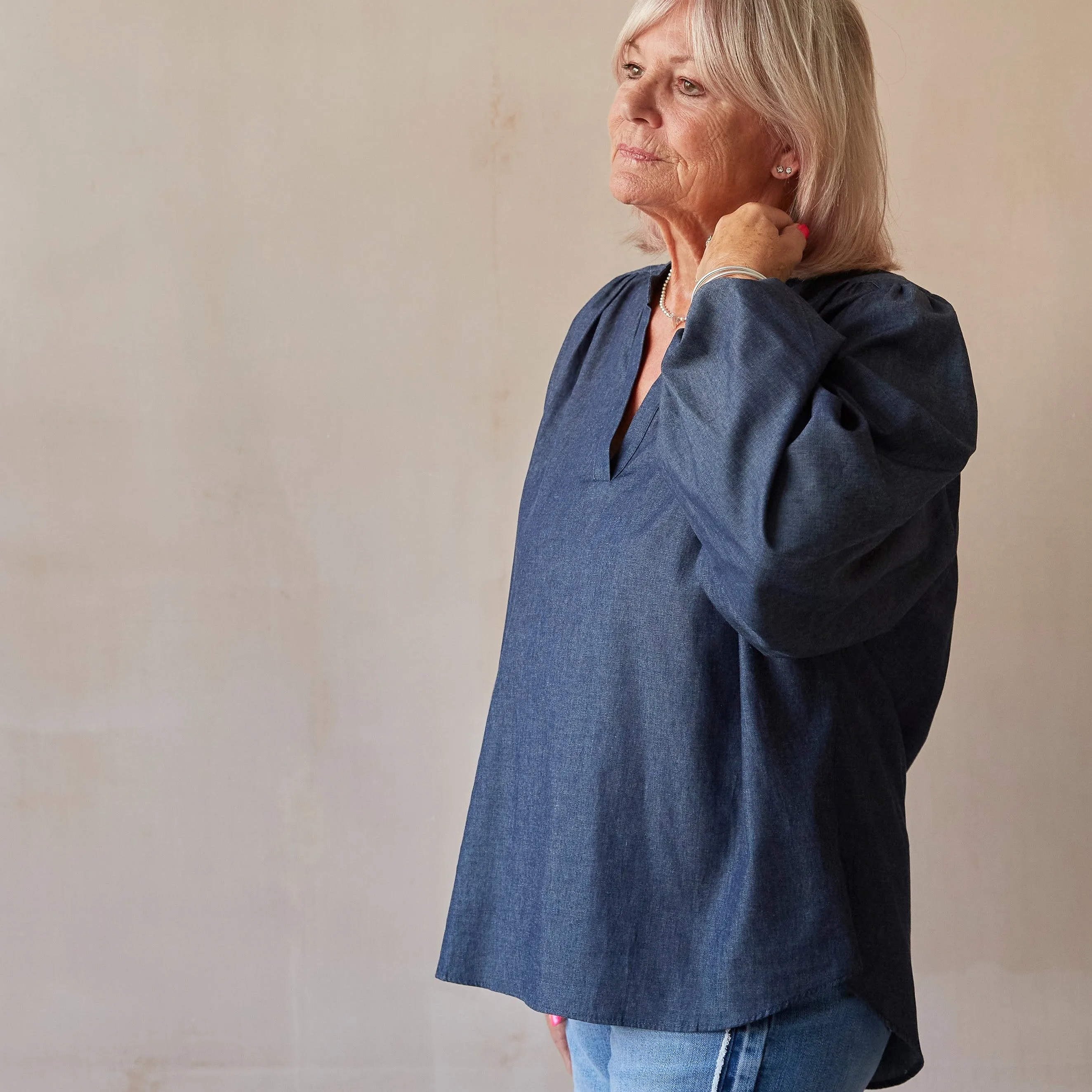 Deb Shirt from Chalk - Dark Denim