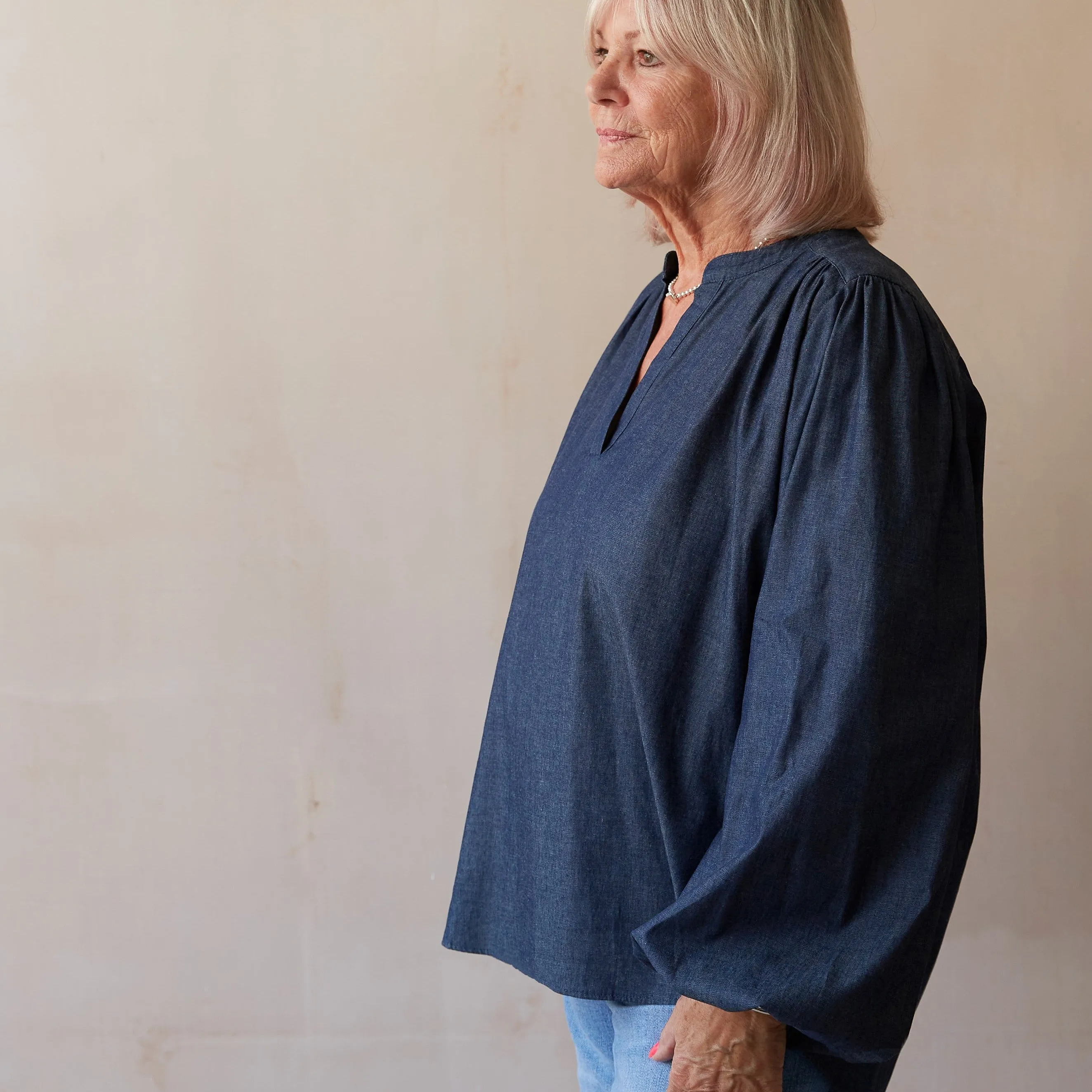 Deb Shirt from Chalk - Dark Denim