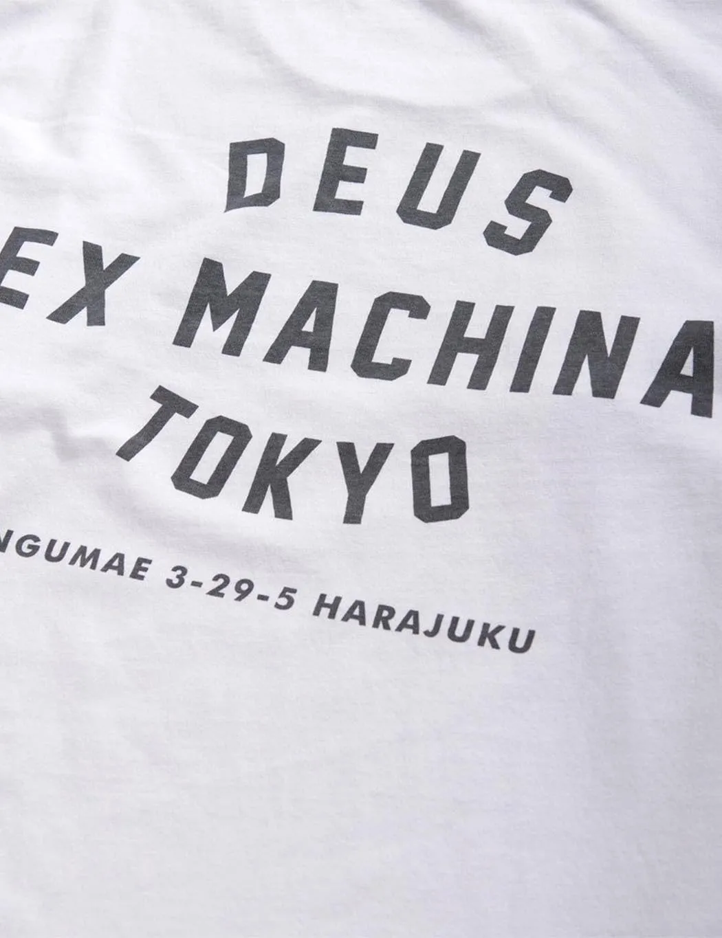 Deus Ex Machina Tokyo Address Long Sleeve T-shirt - White