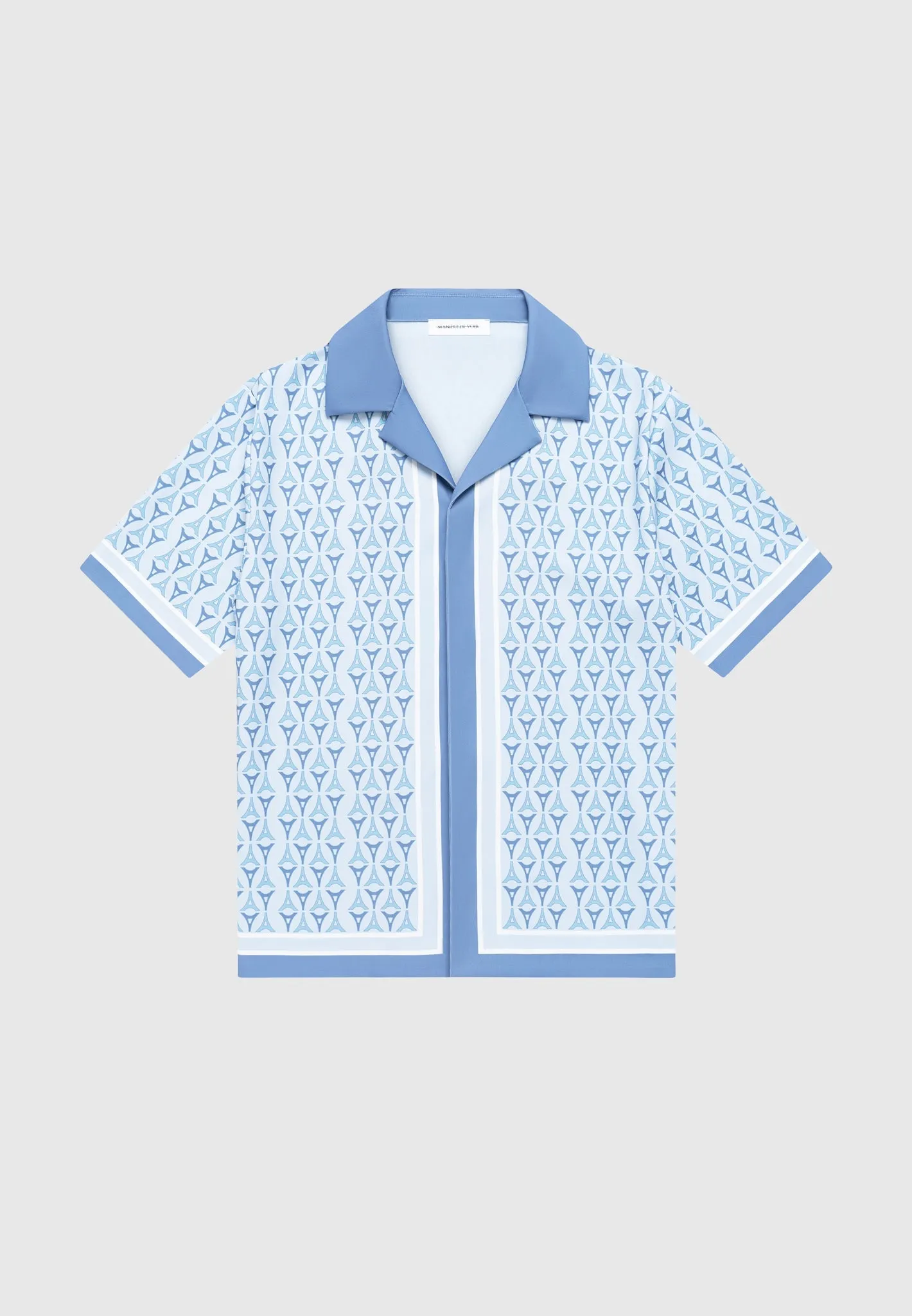 Eiffel Monogram Resort Shirt - Blue