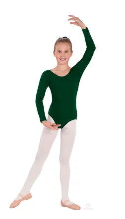 Eurotard Child Classic Cotton Long Sleeve Leotard - 10408