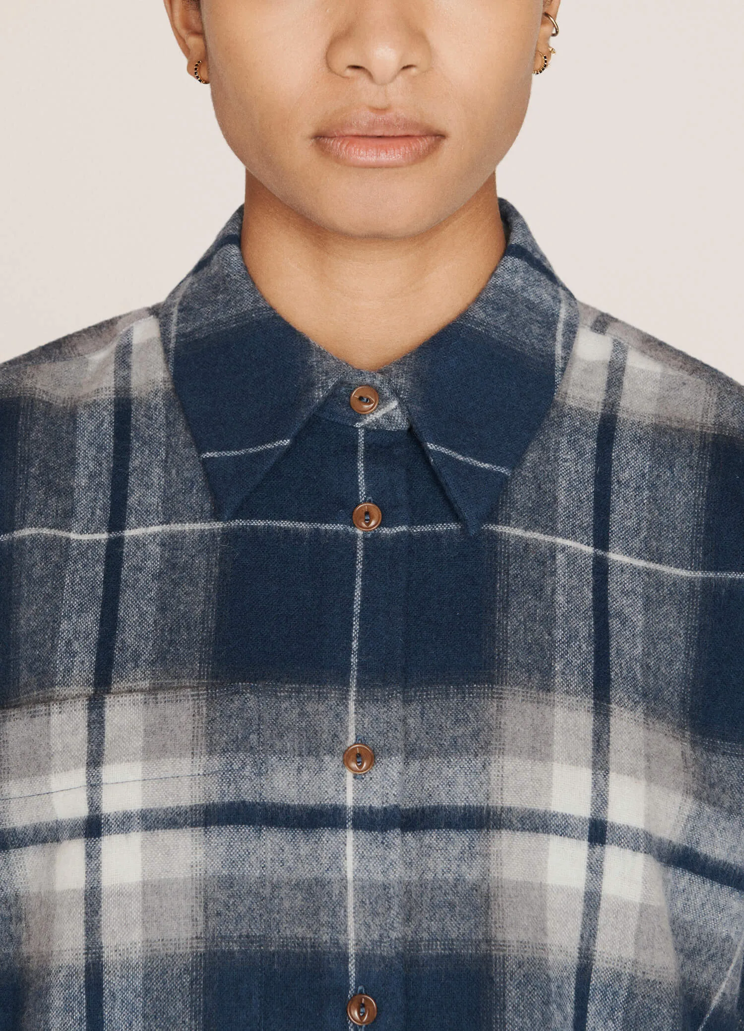 Eva Wool Check Shirt - LAST PIECE