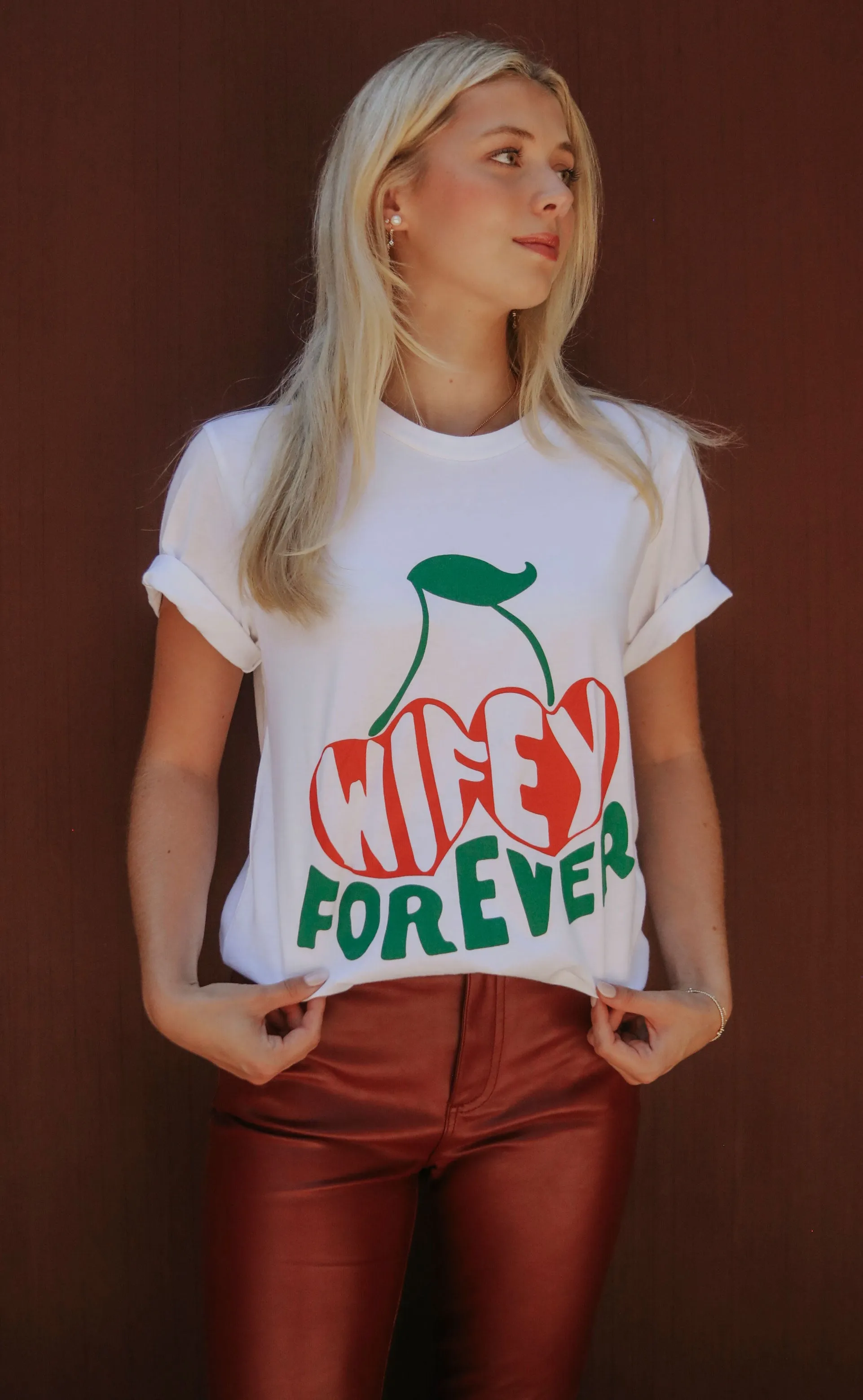 friday   saturday: wifey forever t shirt