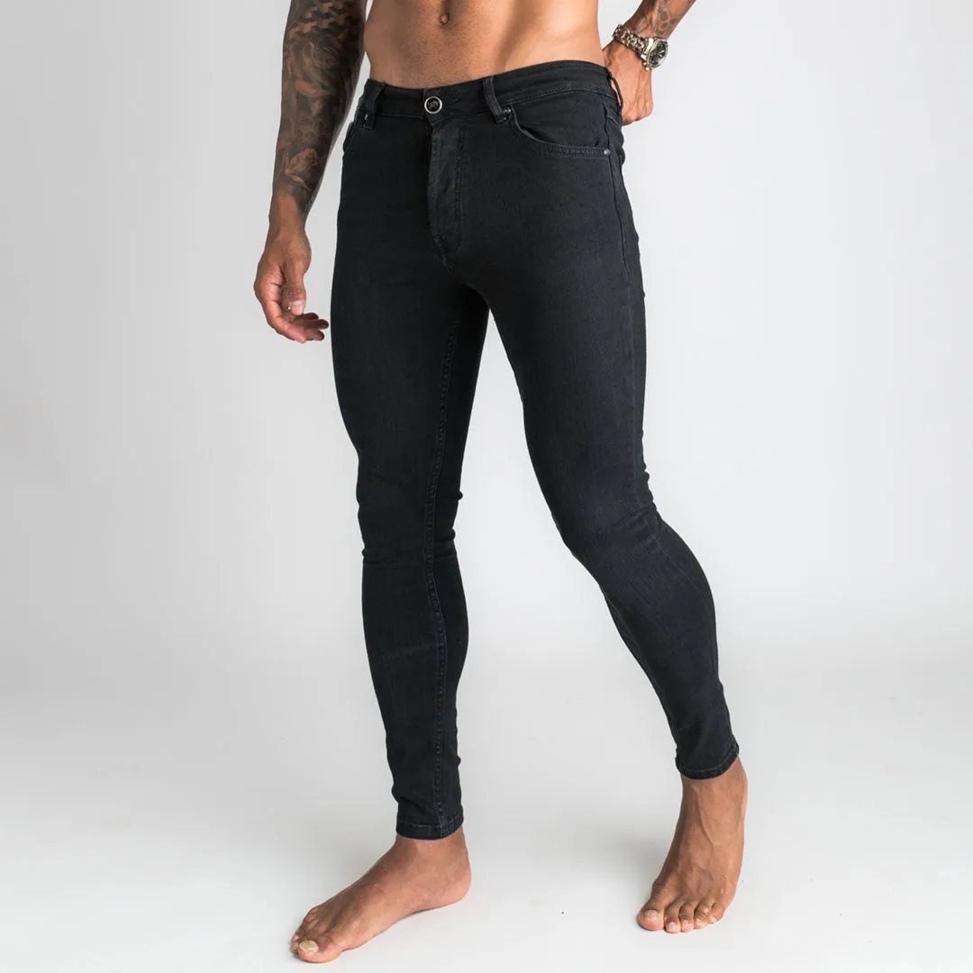 GK Skinny Denim Jean - Plain Black