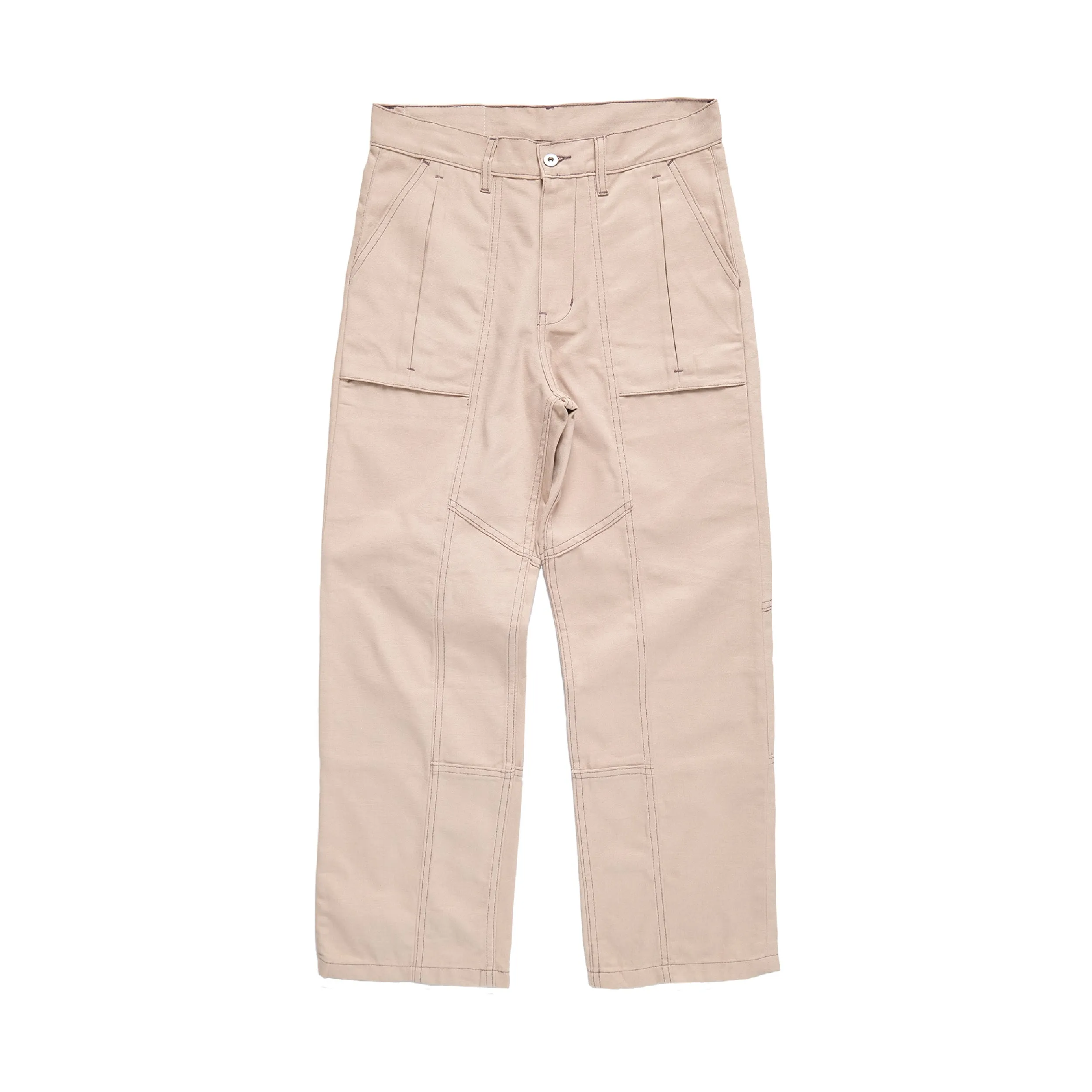 Glide Canvas Pants - Beige