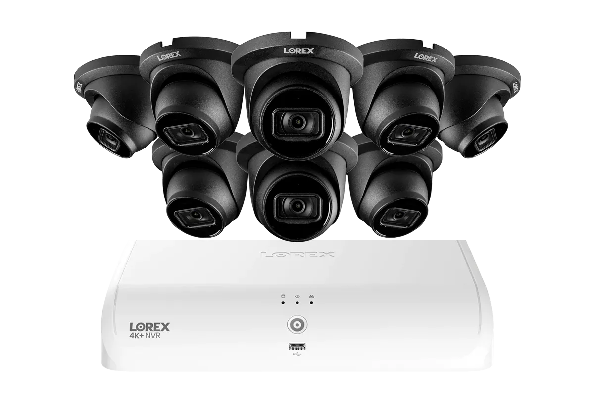 Lorex Fusion Series 4K  16 Channel (8 Wired   8 Fusion Wi-Fi) 2TB Wired System with A14 Wired 4K IP Dome Cameras