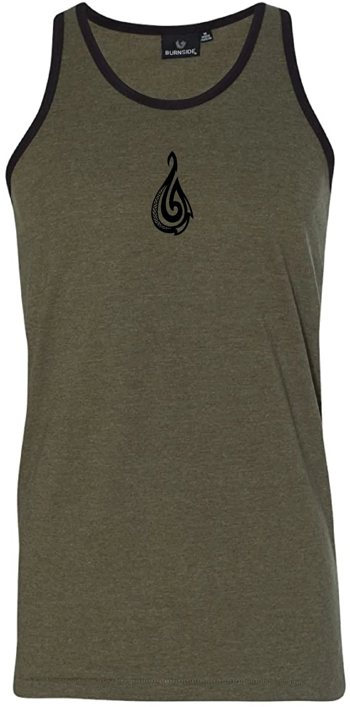 Men’s Florida Shaka Tank Army Green/Black Trim