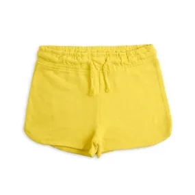 MI - Girls 'Yellow' Basic Cotton Terry Shorts MO735