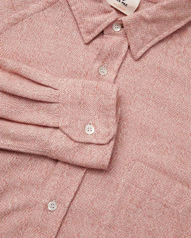 Mirra Herringbone Shirt Camelia Herringbone