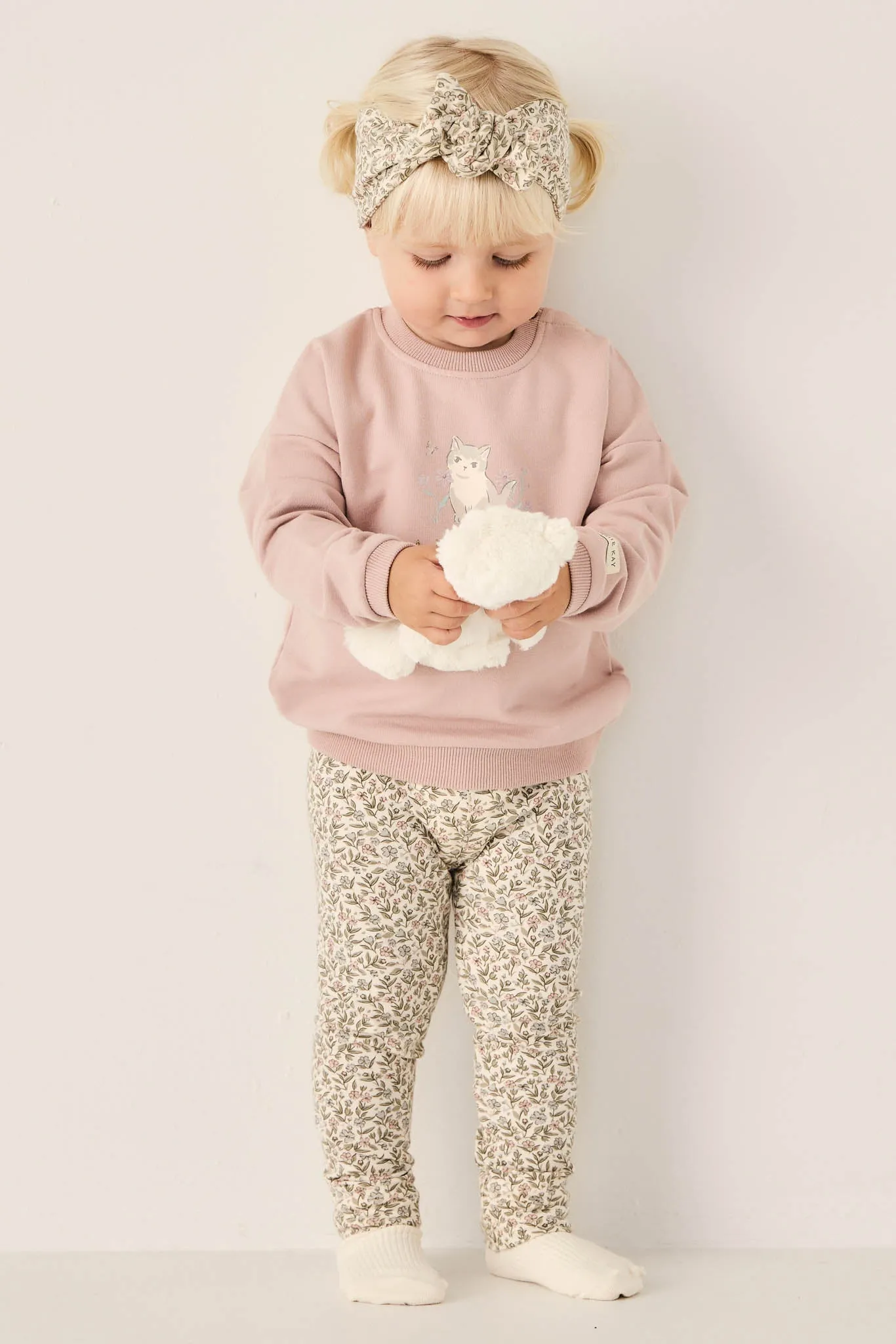 Organic Cotton Bobbie Sweatshirt - Kitty Shell