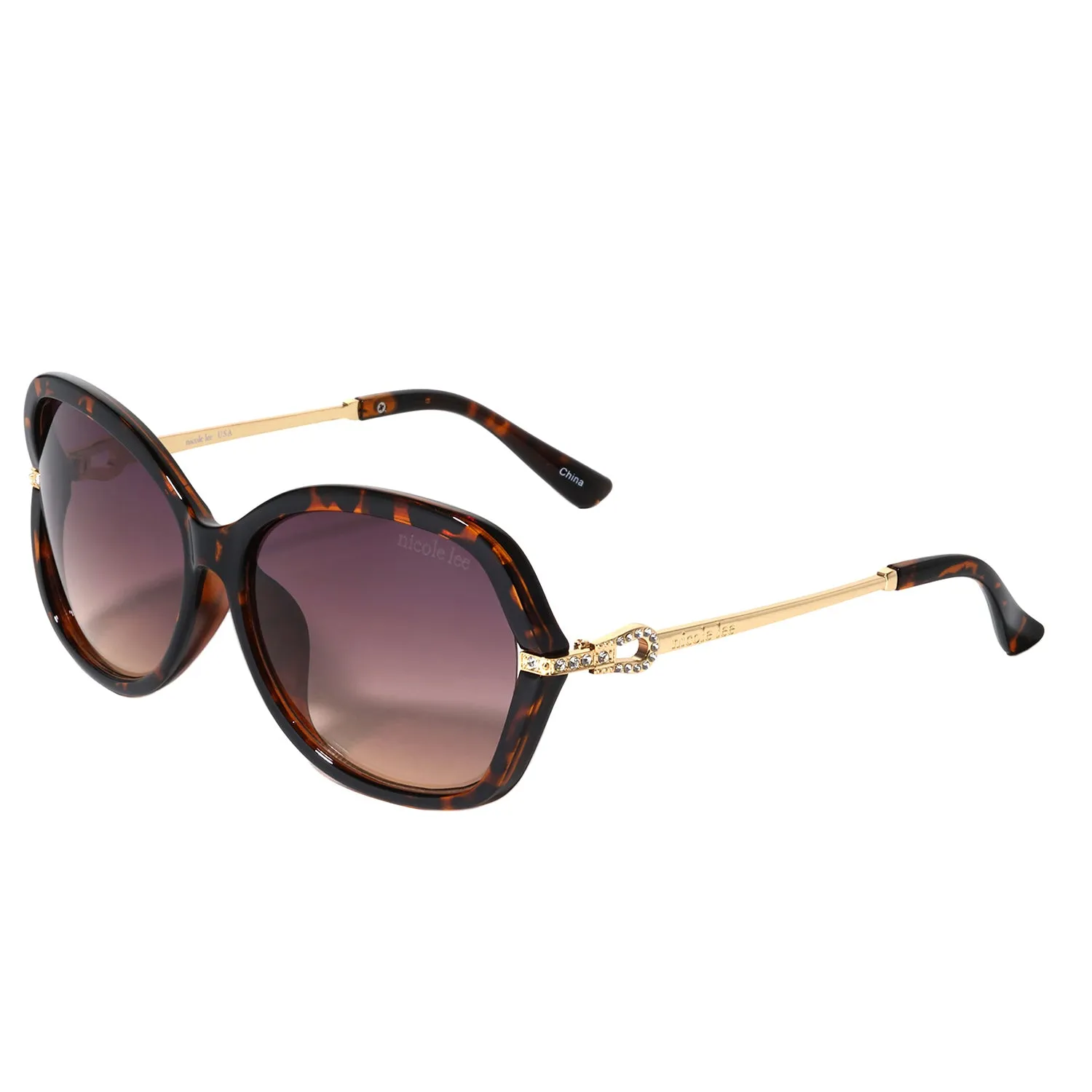 OVAL BUTTERFLY SUNGLASSES