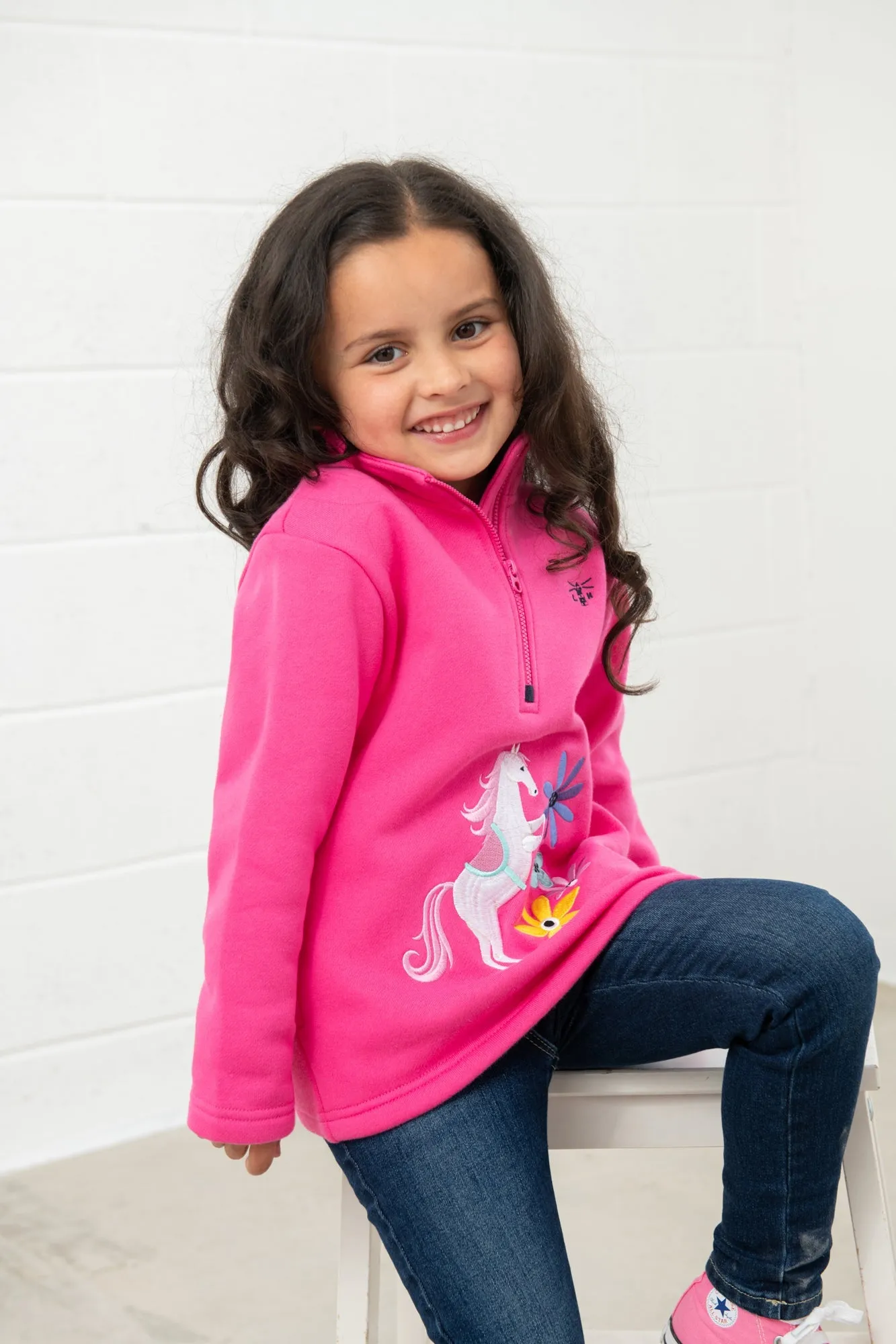 Robyn Sweatshirt - Pink Horse