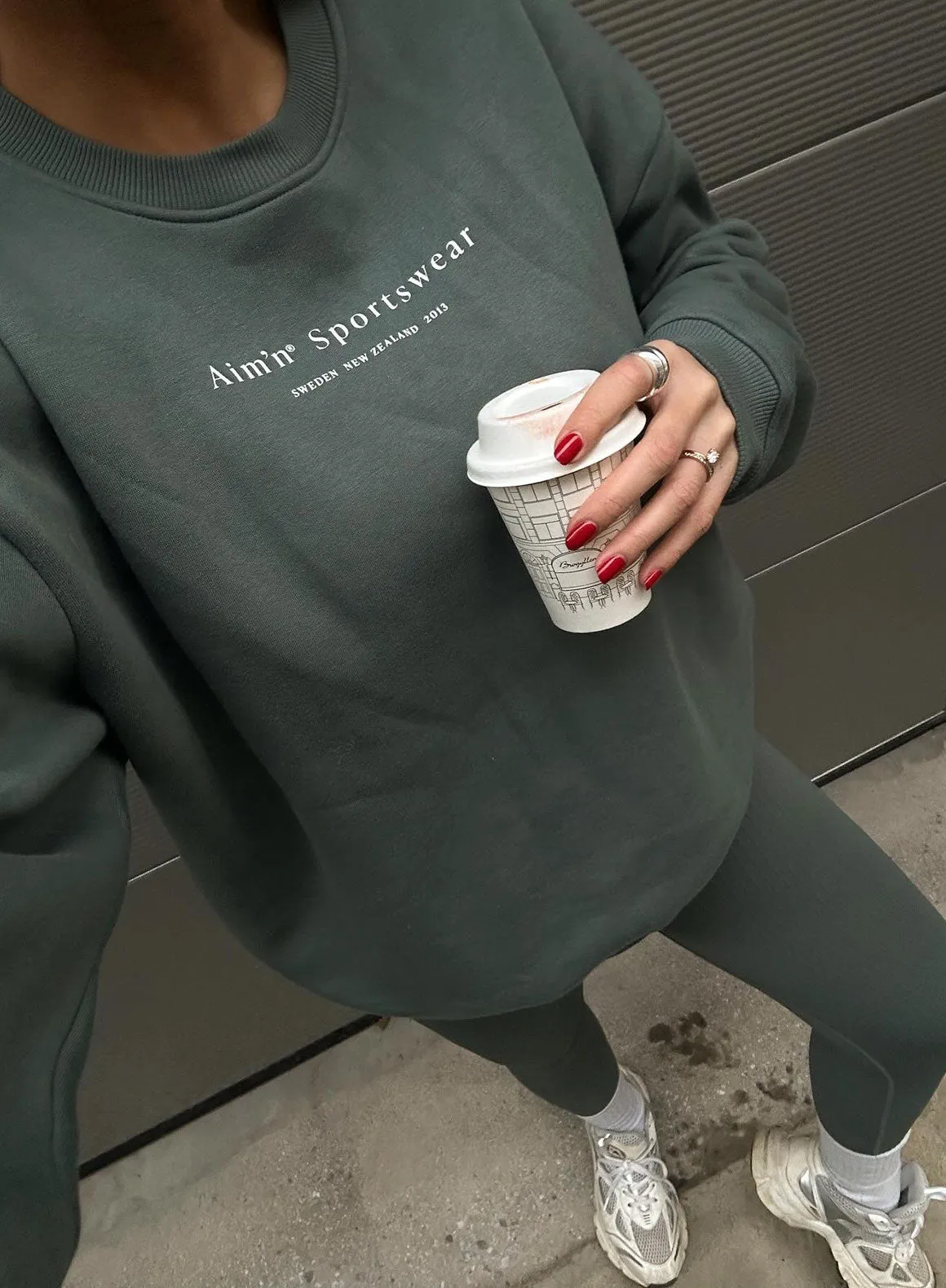 Sage Serif Sweatshirt