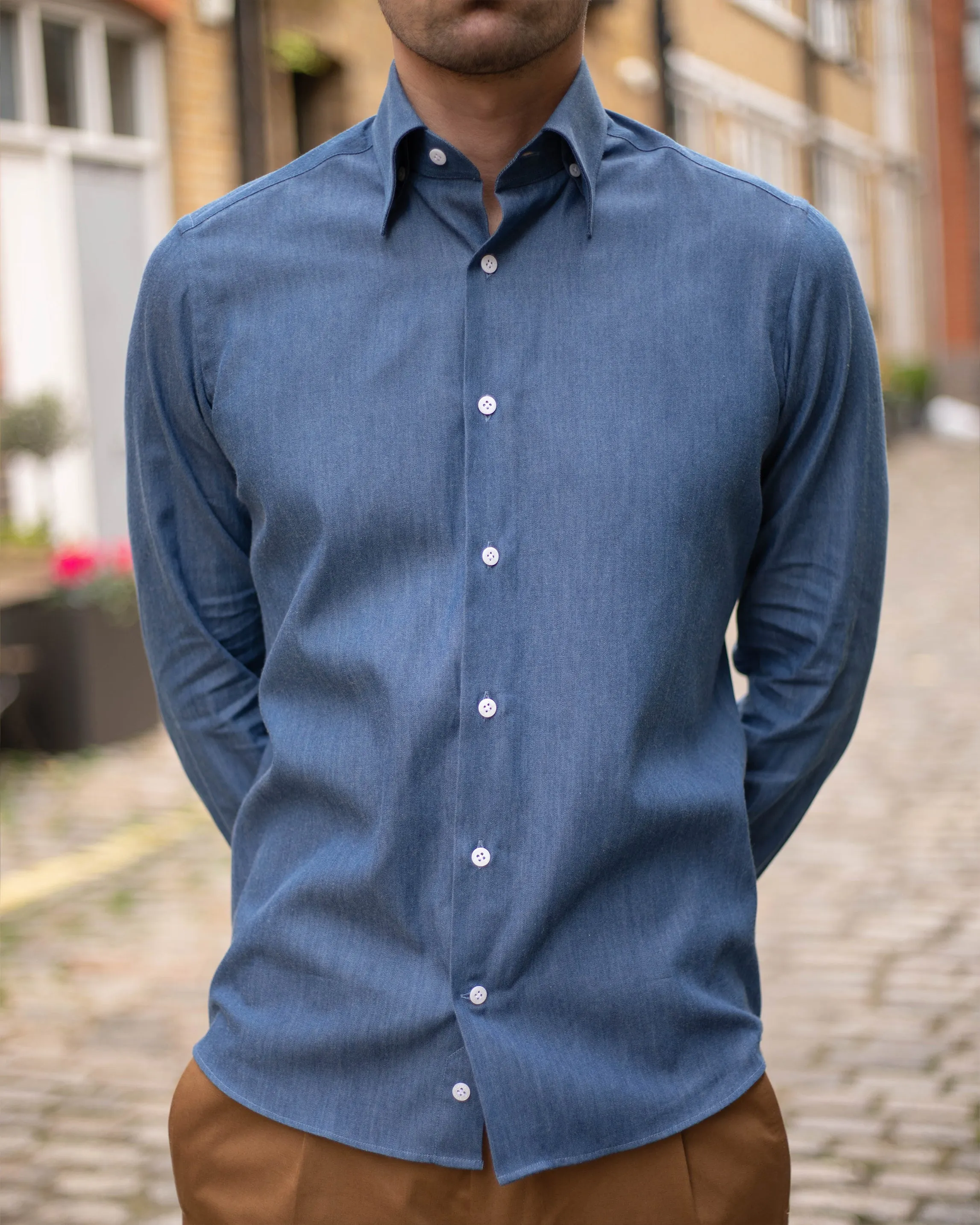 Washed Denim Nascosto Shirt